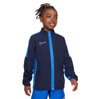 Nike Dri-FIT Academy 23 Woven Trainingsjack Kids Donkerblauw Blauw Wit