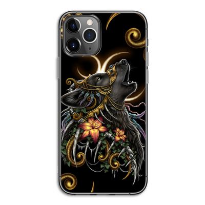 Huilende Wolf: iPhone 11 Pro Transparant Hoesje