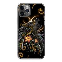 Huilende Wolf: iPhone 11 Pro Transparant Hoesje