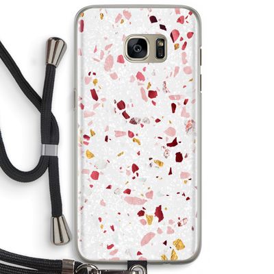 Terrazzo N°9: Samsung Galaxy S7 Edge Transparant Hoesje met koord