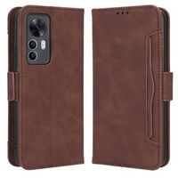 Cardholder Series Xiaomi 12T/12T Pro Portemonnee Hoesje - Bruin