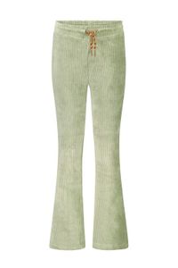 Like Flo Meisjes flair broek rib velours - Pistache