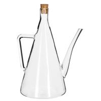 5Five Azijn/Olie flessen voor op tafel - 1x stuks - glas - 500 ml - olijfolie en tafelazijn