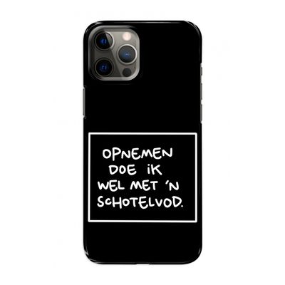Schotelvod: Volledig geprint iPhone 12 Hoesje