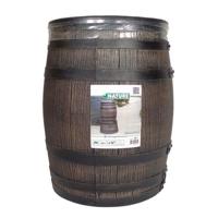Wateropvangbak in de vorm van een ton - NATURE - Rotatiegegoten PE - 50 liter - Inclusief accessoires