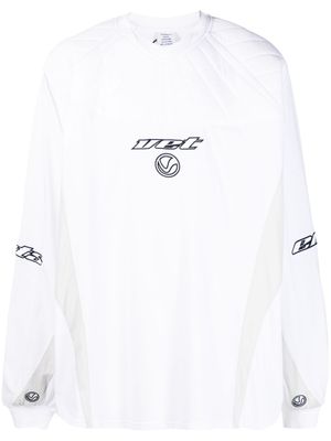 VETEMENTS T-shirt Gamer à détails matelassés - Blanc