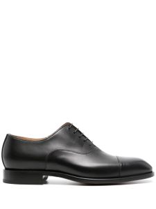 Scarosso chaussures oxford Salvatore en daim - Noir