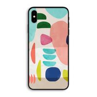 Bold Rounded Shapes: iPhone XS Max Biologisch afbreekbaar hoesje