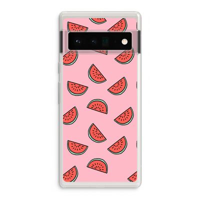 Watermeloen: Google Pixel 6 Pro Transparant Hoesje
