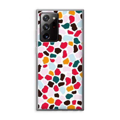 Colored Giraffe: Samsung Galaxy Note 20 Ultra / Note 20 Ultra 5G Transparant Hoesje