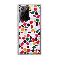Colored Giraffe: Samsung Galaxy Note 20 Ultra / Note 20 Ultra 5G Transparant Hoesje