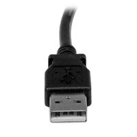 StarTech.com 3 m USB 2.0 A naar rechtshoekige B-kabel M/M - thumbnail