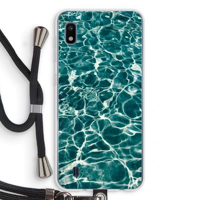 Weerkaatsing water: Samsung Galaxy A10 Transparant Hoesje met koord