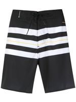 Osklen striped swim trunks - Noir