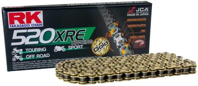 RK Chain 520 xre 112 c gold open