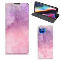 Bookcase Motorola Moto G 5G Plus Pink Purple Paint - thumbnail
