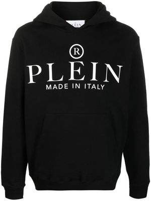 Philipp Plein hoodie à logo imprimé - Noir