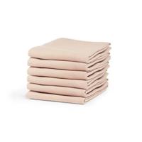 Cinderella Checkmaid - Theedoek - 60x65 cm - Dusty Pink - Set van 6