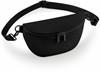 Atlantis BG766 Boutique Waist Bag - Black/Black - 24 x 14 x 6 cm