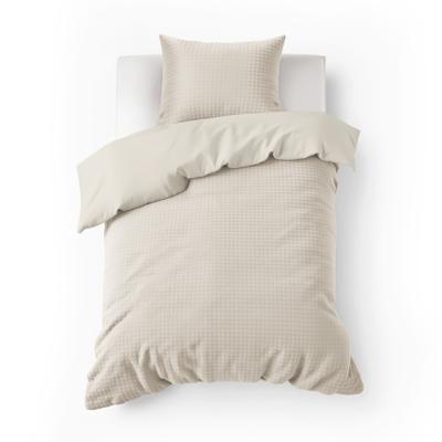 Sleeptime Check Teddy Beige 140 x 200/220 cm