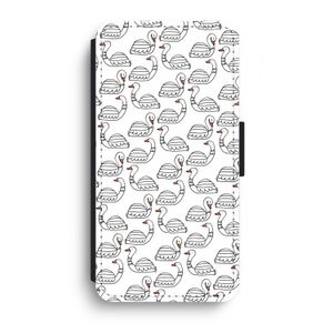 Zwanen: iPhone XR Flip Hoesje