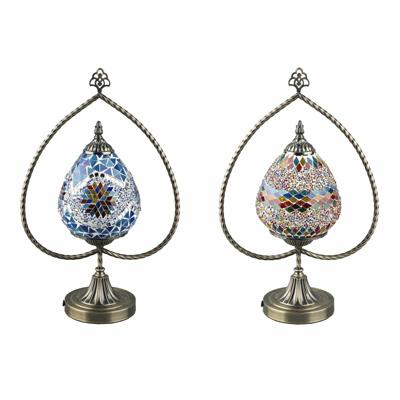 Bureaulamp DKD Home Decor 32.5 x 16 x 47.5 cm 32,5 x 16 x 47,5 cm Kristal Metaal Multicolour 220 V 50 W (2 Stuks)