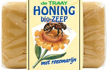 Traay Zeep honing/rozemarijn bio Traay Zeep honing/rozemarijn bio