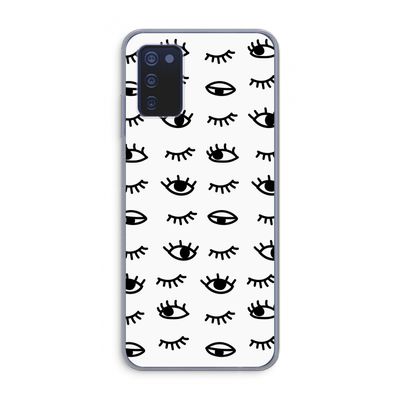 Eye pattern #2: Samsung Galaxy A03s Transparant Hoesje