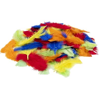 Creativ Company Dons, l: 7-15 cm, diverse kleuren, 100 gr/ 1 zak
