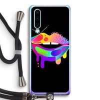 Lip Palette: Huawei P30 Transparant Hoesje met koord