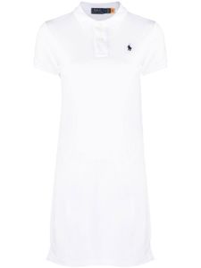 Polo Ralph Lauren robe-polo à logo brodé - Blanc