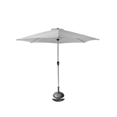 Gardington Parasol – Aluminium – Grijze Paal - Licht Grijs Doek - 270 Cm Gardington Parasol – Aluminium – Grijze Paal - Licht Grijs Doek - 270 Cm