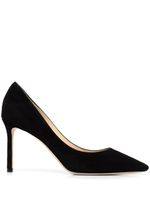 Jimmy Choo escarpins Romy 85 mm en daim - Noir - thumbnail