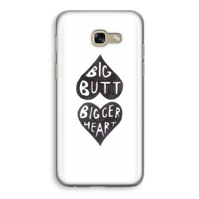 Big butt bigger heart: Samsung Galaxy A5 (2017) Transparant Hoesje