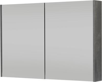 Saqu spiegelkast 100x70cm beton grijs