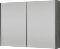 Saqu spiegelkast 100x70cm beton grijs