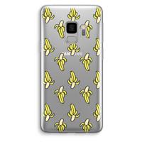 Bananas: Samsung Galaxy S9 Transparant Hoesje - thumbnail