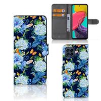 Telefoonhoesje | Met pasjeshouder | voor Samsung Galaxy M53 IJsvogel