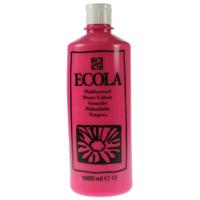 Talens Ecola plakkaatverf flacon van 1000 ml, tyrisch roze (magenta)