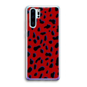 Red Leopard: Huawei P30 Pro Transparant Hoesje