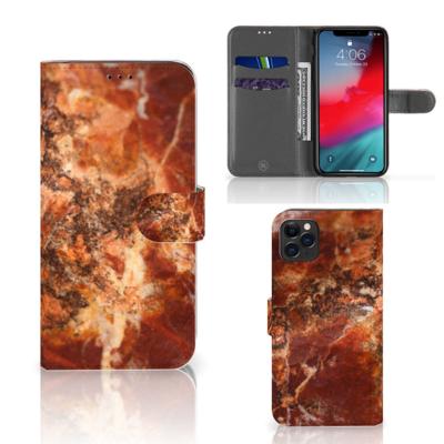 Apple iPhone 11 Pro Max | Bookcase | Marmer Bruin
