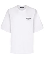 Dolce & Gabbana DGVIB3 t-shirt en coton à logo imprimé - Blanc - thumbnail