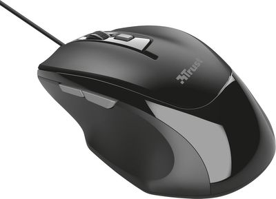 Trust Voca Comfort muis, zwart