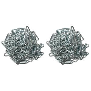 Benson Ketting - 2x - voetkettingen - kettingschakels - staal - 3 meter - 3mm - Handelsketting