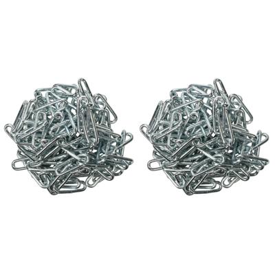 Benson Ketting - 2x - voetkettingen - kettingschakels - staal - 3 meter - 3mm - Handelsketting