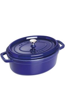 Staub poêle à design ovale - Bleu