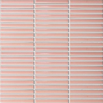 Mozaiek Tegel Sevilla 28,2x30,8 cm Mini Finger Glossy Pink The Mosaic Factory