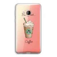 But first coffee: HTC U Play Transparant Hoesje