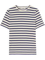 Jil Sander t-shirt en coton à rayures - Blanc