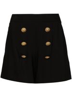 Balmain short à boutons embossés - Noir - thumbnail